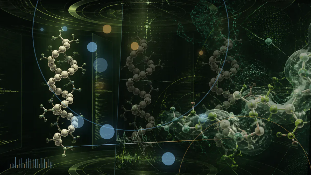 Conceptual biomedical illustration of DNA methylation marks being compared across multiple epigenetic aging clocks and human intervention studies.